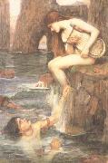 John William Waterhouse The Siren (mk41) USA oil painting reproduction